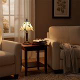 Ρετρό γυάλινη λάμπα σε σχήμα φύλλου